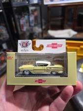 M2 Auto Thentics 164 1958 Chevrolet Impala R73 2022 Yellow