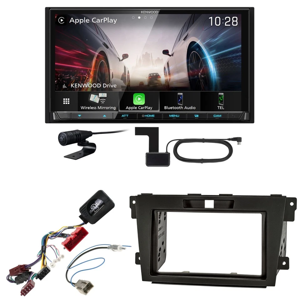 Kenwood DMX8021DABS Android Auto CarPlay Bluetooth Einbauset für Mazda CX-7 - Bild 1 von 1