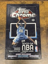 2003-04 Topps Chrome Basketball Hobby Box