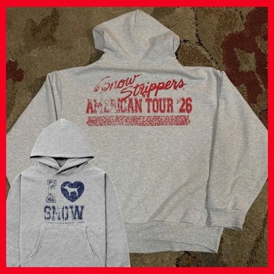 Snow Strippers 2026 Tour Heart Hoodie Reprint Gildan  -FAST SHIP
