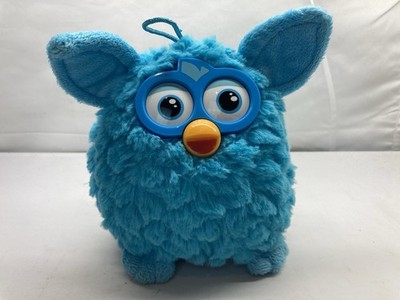 Hasbro Famosa Furby blau 2013 Anhänger 16 cm Kuscheltier Stofftier Plüschtier