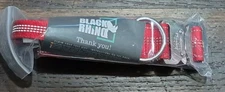 Black Rhino Dog Tactical Collar New Neoprene Red Black Size Large 