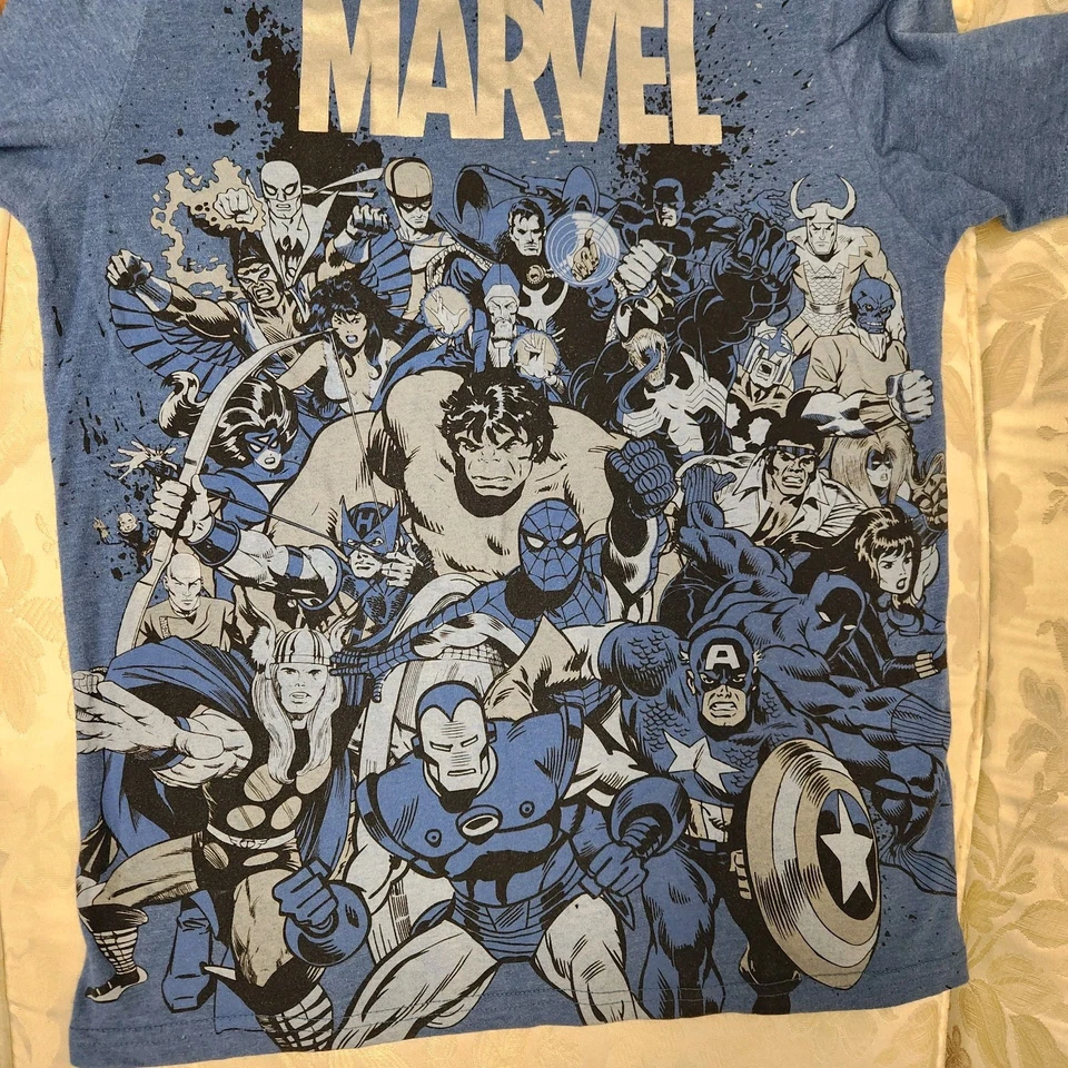 YOUTH XXL Marvel Character Graphic T-Shirt Boys Kids - Image 2 of 4