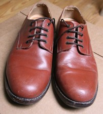 SAMUEL WINDSOR hand made full leather brown men's shoes size 10.5