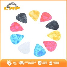 10PCS 0.46mm Acoustic Bulk Guitar Pick Picks Plectrum Celluloid Electric Smooth