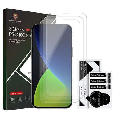 3× klar glas iPhone 3x 17 16 15 14 13 12 11 Display Schutzglas Hartglas 9H