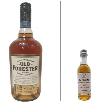 Whisky Sample Old Forester 86 Proof Kentucky Straight Bourbon, 43,0%, 5cl
