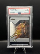 LEBRON JAMES 2004 TOPPS FINEST PSA 10 - CAVALIERS GOAT LAKERS HEAT