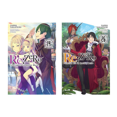 Re:Zero Starting Life in Another World Vol 14-26 Novel English Version Bundles