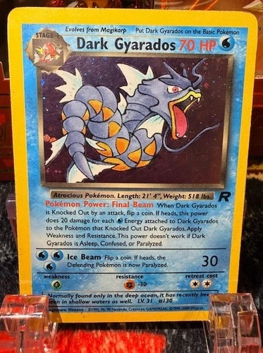 Pokemon TCG - Dark Gyarados 8/82 Team Rocket Holo - MP