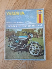 1975 YAMAHA RD400 TWIN OWNERS WORKSHOP MANUAL BOOK (TMAN77)