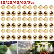 Lot Outdoor Misting Cooling System Garden Tool Irrigation Water Mister Nozzles