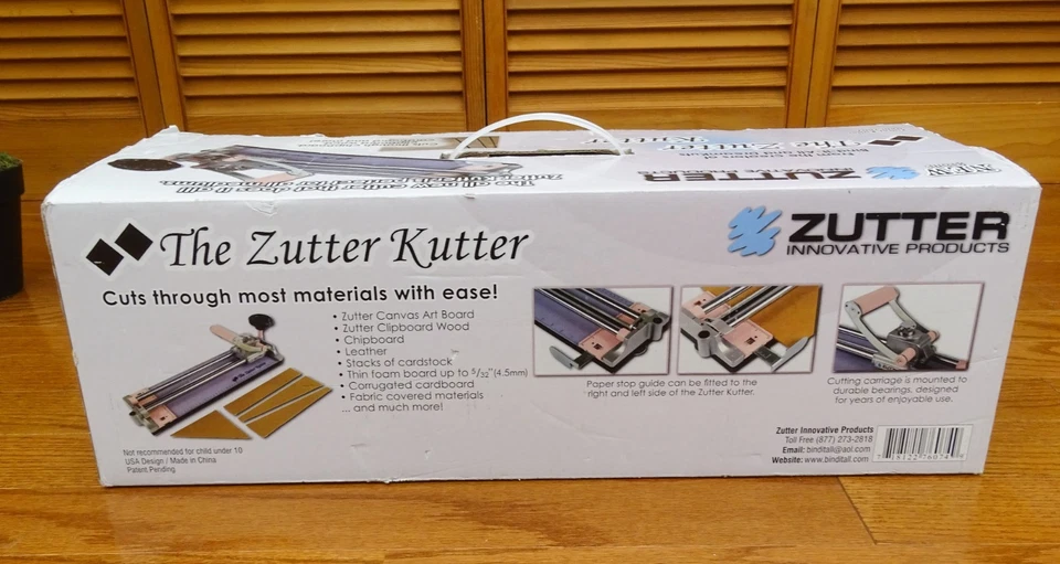Zutter Kutter Heavy Duty Craft Cutter 7607 - Cuts Chipboard Cardboard NEW in box - Image 3 of 4