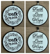 Coventry Daily Blessings Trivet Plate Holder Set of 2~Bible Verse Scripture