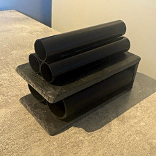 Slate/tubing fish cave/hide