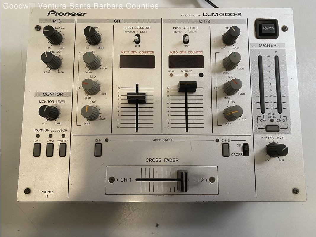 Pioneer DJ Mixer DJM-300-S - Parts or Repair | eBay