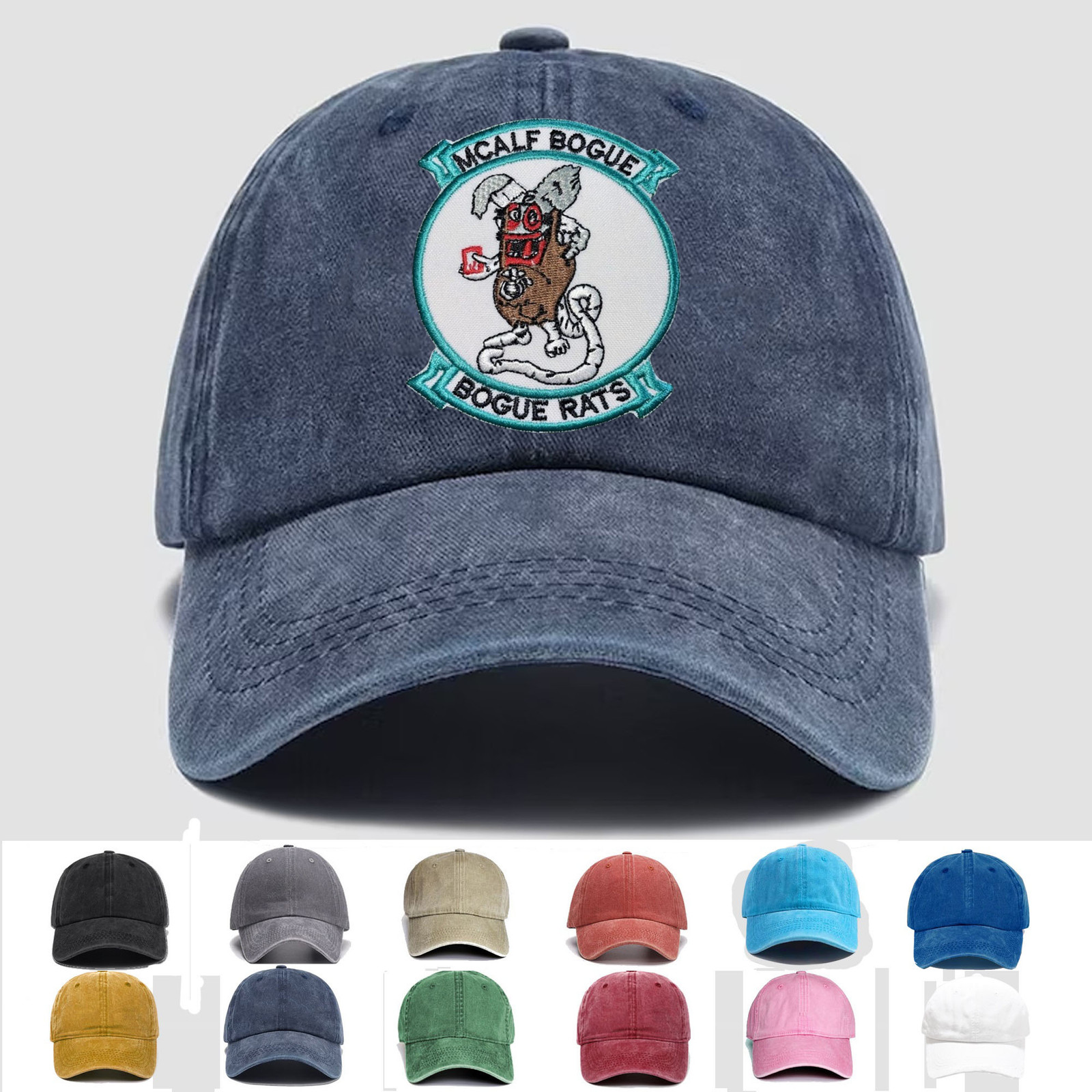 Custom Embroidered USMC Auxiliary Landing Field MCALF Bogue, Veteran Cap, Gift