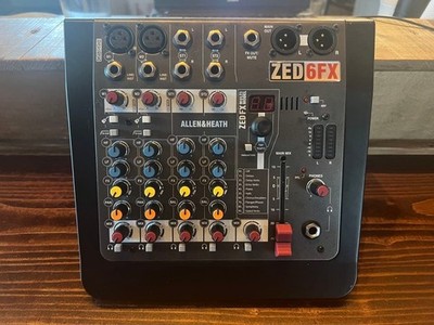 Allen & Heath ZED-6FX Analog Mixer w/ Built-in Effects Tested Working Japan
