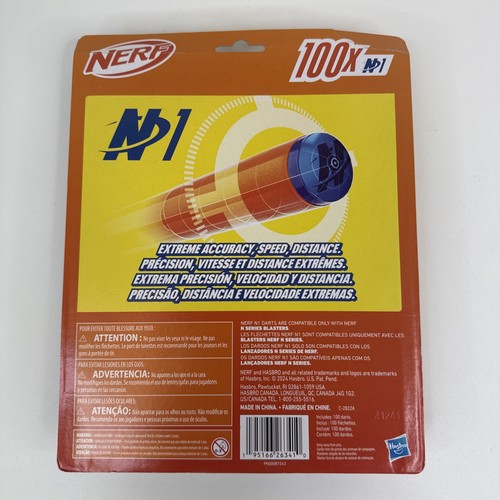 Nerf N Series N1 Darts Blasters Outdoor Games Pack of 100 Orange Ages 8+ New - Picture 2 of 6