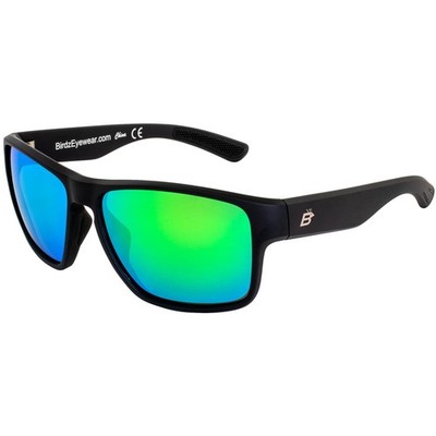 Birdz Eyewear Glide Sunglasses for Men or Women Scratch Adult, Green