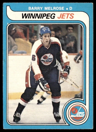 1979-80 O-Pee-Chee Barry Melrose Rookie Winnipeg Jets #386