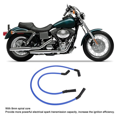 New 8mm Spark Plug Wires 2pcs Ignition Spark Plug Wires 31932-99A High - Picture 4 of 22