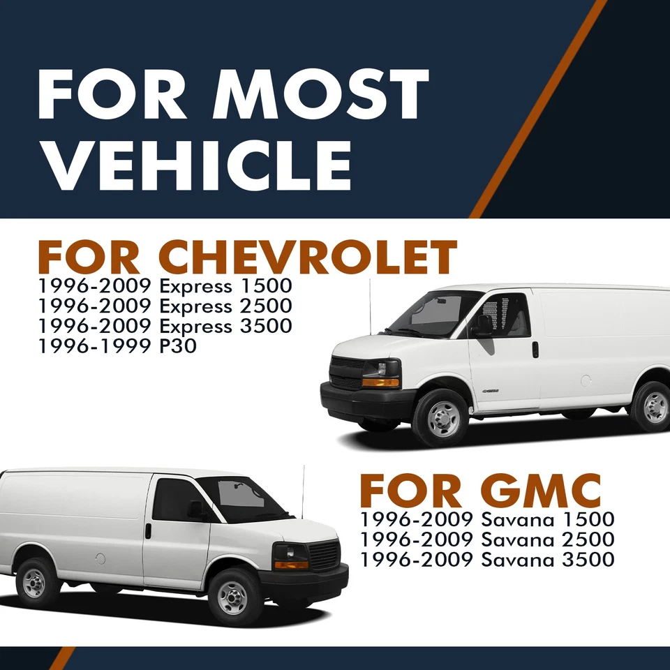 Manija de 3 puertas delanteras-tercera manija de puerta corredera trasera para Chevy Express 2500 1996-2009 Foto 2 de 4