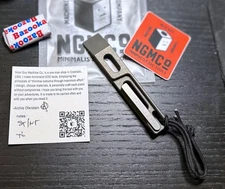 Nice Guy Machine Co. NGMC Stubbs “Not Thirsty” EDC Titanium Pry Bar