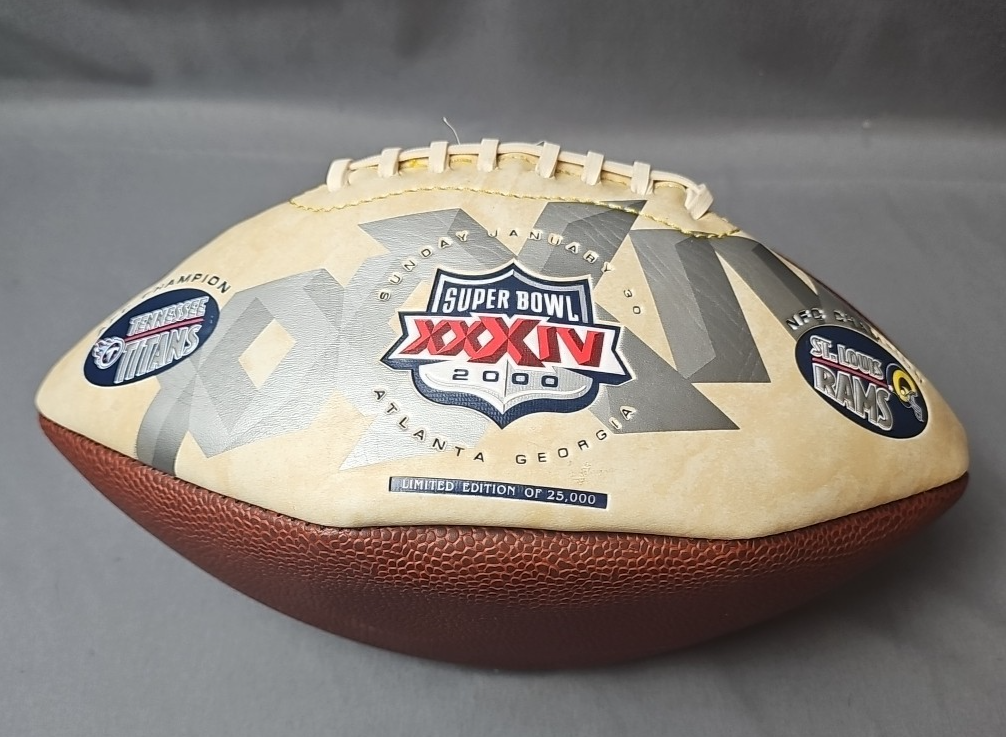 2000 Fotoball Super Bowl Rams Titans FotoBall Limited Edition