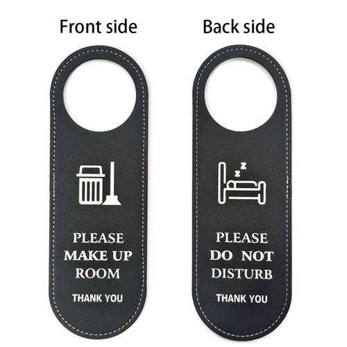 Decorative Double Sided Sign Communicates Do Not Disturb Message Effectively - Picture 5 of 12