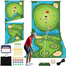 TOY Life Golf Chipping Game, Double-Sided Sticky 47.24 55.11 , Green