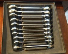 Snap On 10 Piece Metric Short Combination Wrench Set 10 To 19mm Made In Usa