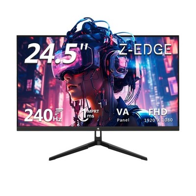 24.5'' Gaming Monitor 240Hz, Z-Edge UG25F FHD 1920x1080 Computer Monitor, 1ms ...