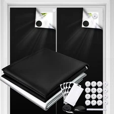 2 Pack Portable Blackout Shades, Window Blackout Shade 94"x55" Travel Curtain...