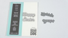 2017 Memory Box Craft Steel Die Happy Easter Perky Script 99628