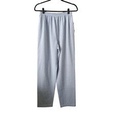 RAFAEL VINTAGE Coastal Pull On Pants Elastic Waistband Medium Blue Pockets NWT