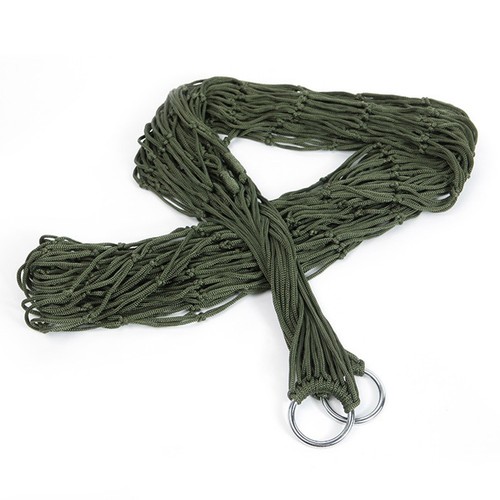 Nylon Rope Meshy Hanging Bed Excellent Airflow Outdoor Sleeping Net Bed - Picture 12 of 12