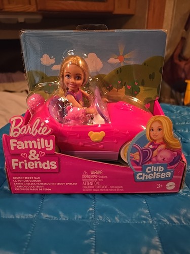BARBIE Auto convertibile viola lilla con bambola (NUOVA E IMBALLATA) - Foto 1 di 14