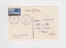 FDC Carte Premier Jour - 1961 - Aéroport de Paris-Orly - YT 1283