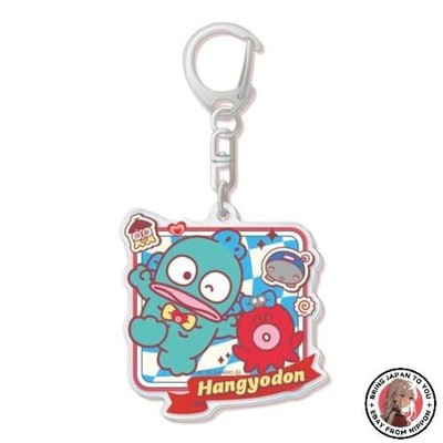NEU Marimo Craft Hangyodon Herz Diner Serie Acryl Schlüsselanhänger rot ca. W...