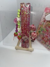 Custom Acrylic Bookmark Charm resin Strawberry Shortcake Inspired 1 Piece 