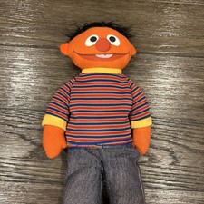 Vintage Knickerbocker Sesame Street Ernie Stuffed Doll Toy Collectible