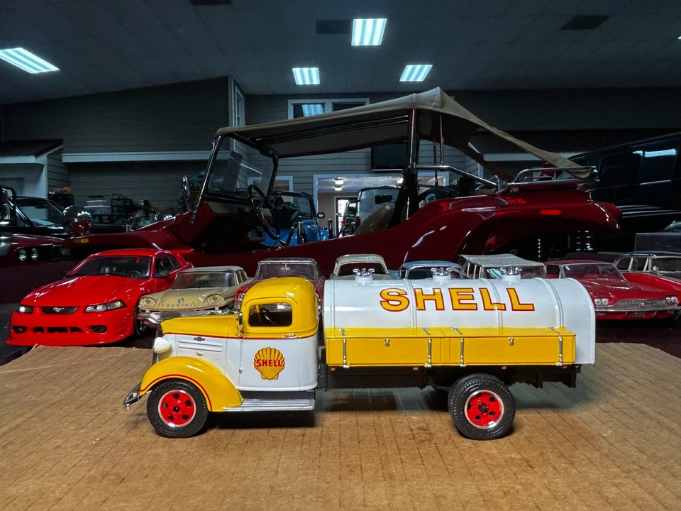 First Gear 1937 雪佛兰油轮卡车“壳”1: 32 比例金属压铸 — 第 2/4 张图片