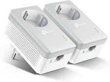 TP-Link Powerline Adapter Set AV600 Gigabit Heimnetzwerk LAN stabil 600Mbit/s