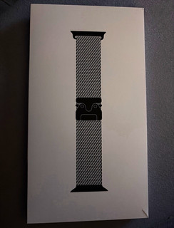 Original Apple Titan Milanaise Armband Schwarz Unisex für AppleWatchUltra 49mm M