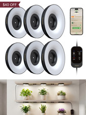 Smart 48W Plant Light Auto Timer Full Spectrum LED Grow Lights for Indoor Plants