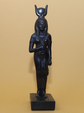 Rare Ancient Egyptian Pharaonic Antique Hathor Goddess of the Sky Statue BC