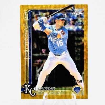 RANDAL GRICHUK  2025 Topps Chrome Gold Wave Refractor /50 #USC158 - Royals