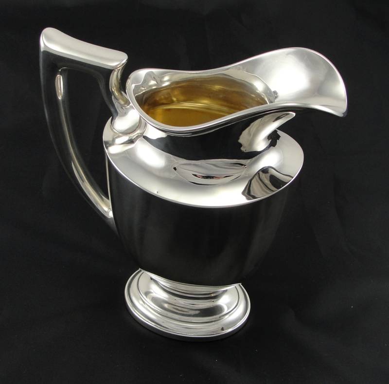 Tiffany Sterling with Gold Wash Compote Tiffany Sterling with Gold Wash Compote