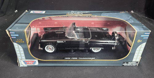 Motor Max American Classic Black 1956 Ford Thunderbird 1:18 Premium Die-Cast - 第 1/4 張圖片